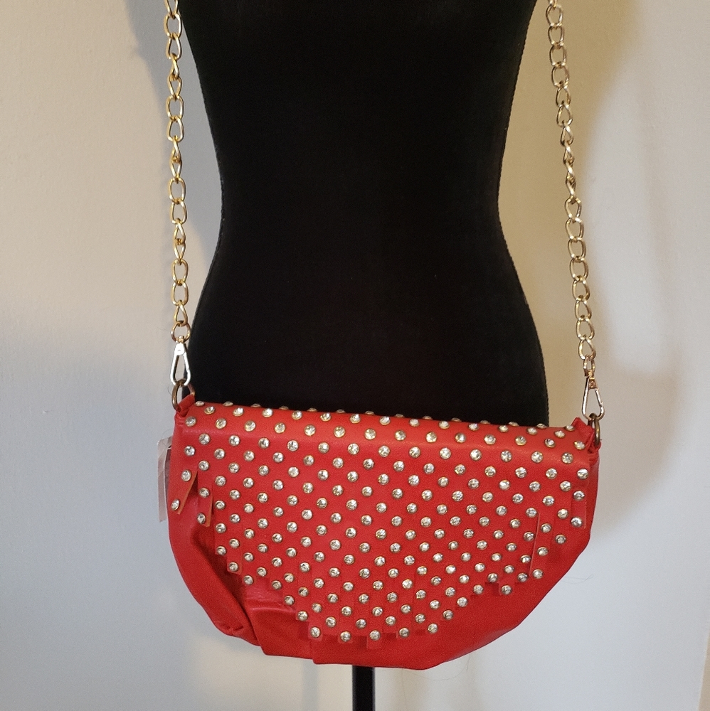 Fashion bag with rhinestones NWT
